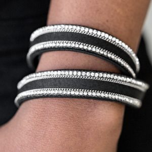 Going For Glam - Black Bracelet (OS) - B:A2