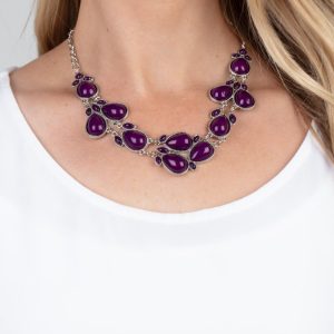 Botanical Banquet - Purple Necklace (OS) - B:A6