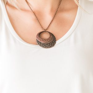 Texture Trio - Copper Necklace (OS) - B:A6