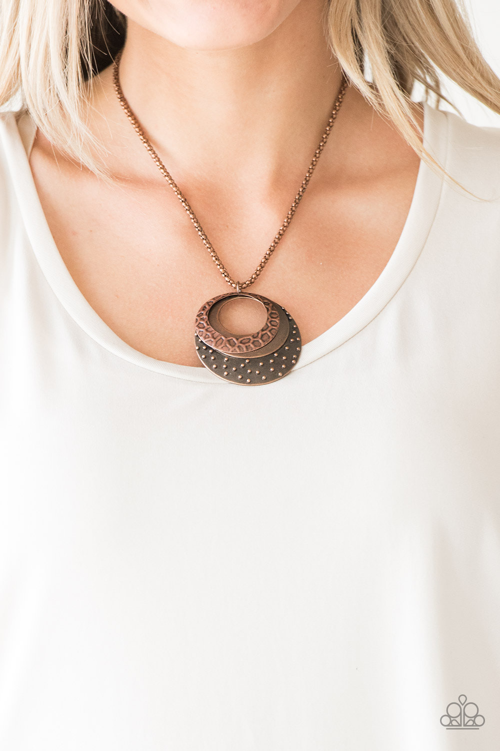 Texture Trio - Copper Necklace (OS) - B:A6