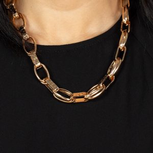 Motley In Motion - Gold Necklace (OS) - B:A6