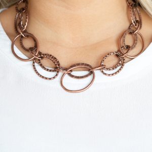 Bend OVAL Backwards - Copper Necklace (OS) - B:A6