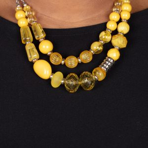 Pina Colada Paradise - Yellow Necklace (OS) - B:A6