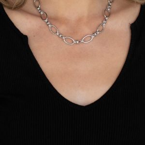Defined Drama - Silver Necklace (OS) - B:A6