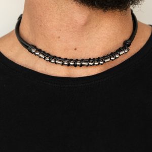 Westside Wrangler - Black Necklace (OS)