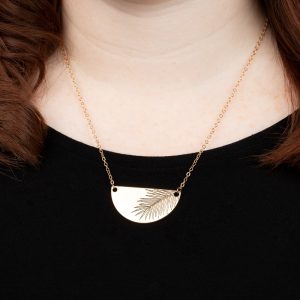 Cool, PALM, and Collected - Gold (Choker) Necklace (OS) - B:A6