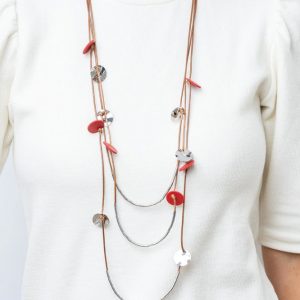 Alluring Luxe - Red Necklace (OS) - B:A6