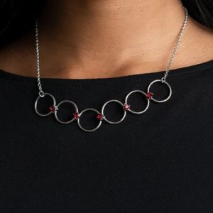 Regal Society - Red Necklace (OS) - B:A6