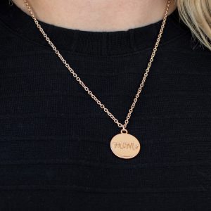 The Cool Mom - Rose Gold Necklace (OS) - B:A6