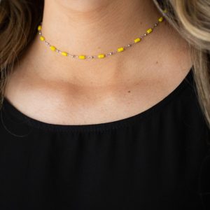 Urban Expo - Yellow (Choker) Necklace (OS) - B:A6