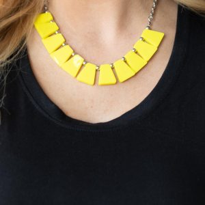 Vivaciously Versatile - Yellow Necklace (OS) - B:A6