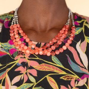 Pacific Picnic - Orange Necklace (OS) - B:A6