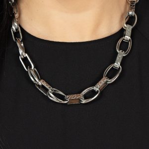 Motley In Motion - Silver Necklace (OS) - B:A6