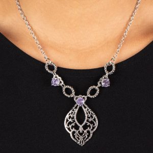 Contemporary Connections - Purple Necklace (OS) - B:A6