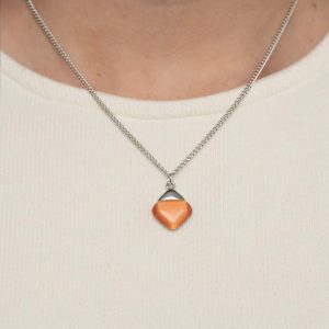 Gracefully Gemstone - Orange Necklace (OS) - B:A6