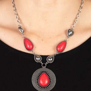 Saguaro Soul Trek - Red Necklace (OS) - B:A6