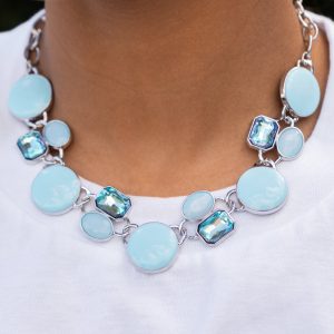 Dreaming in MULTICOLOR - Blue Necklace ~ Fashion Fix May 2022 (OS) - B:A6