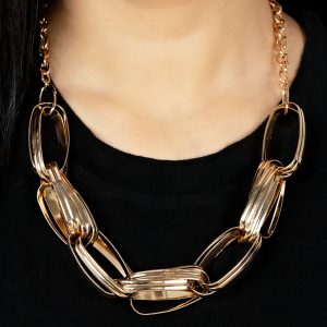 Fiercely Flexing - Gold Necklace (OS) - B:A6