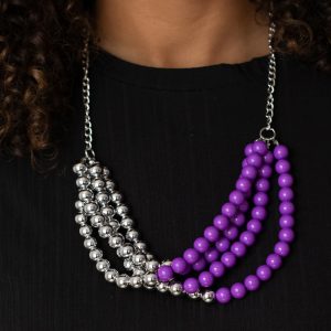 Layer After Layer - Purple Necklace (OS) - B:A6