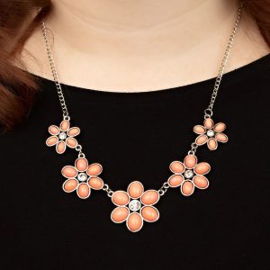 Prairie Party - Orange Necklace (OS) - B:A6