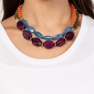 Tropical Trove - Purple Necklace (OS) - B:A6