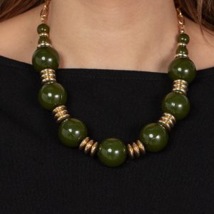 Race to the POP - Green Necklace (OS) - B:A6