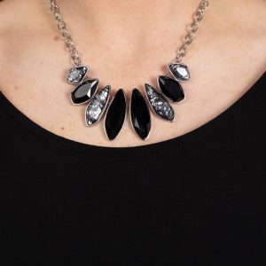 Crystallized Couture - Black Necklace (OS) - B:A6