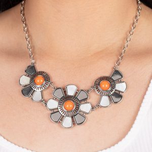 Aquatic Garden - Orange Necklace (OS) - B:A6
