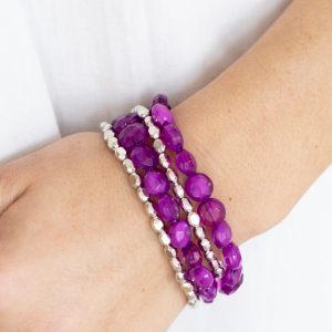 Seaside Siesta - Purple Bracelet (OS) - B:A6