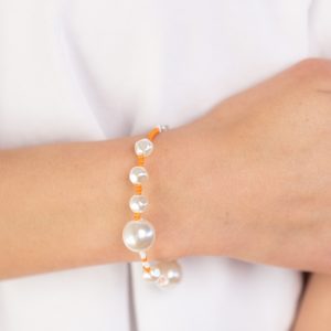Contemporary Coastline - Orange Bracelet (OS) - B:A6