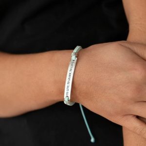 To Live, To Learn, To Love - Blue Bracelet (OS) - B:A6