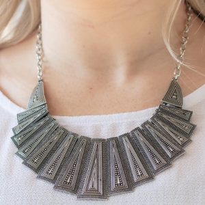 Metro Mane - Silver Necklace (OS) - B:A6