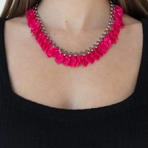 Super Bloom - Pink Necklace (OS) - B:A6