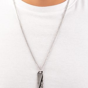 Tag Along - Silver Necklace (OS)
