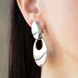 Urban Artistry - Silver Earring (CLIP-ON) (OS) - B:A5