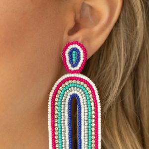 Rainbow Remedy - Multi Post Earrings (OS) - B:A4