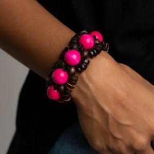 Tropical Temptations - Pink Bracelet (OS) - B:A6