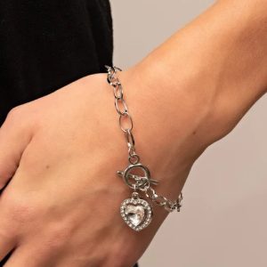 Till DAZZLE Do Us Part - White Bracelet (OS) - B:A6