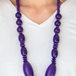 Summer Breezin - Purple Necklace (OS) - B:A6