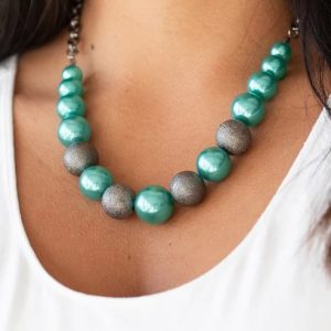 Color Me CEO - Green Necklace (OS) - B:A6