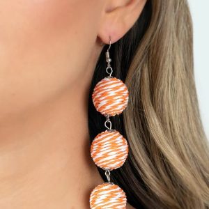 Laguna Lanterns - Orange Earrings (OS) - B:A5