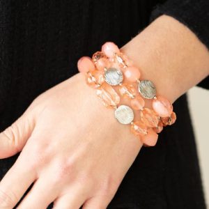 Oceanside Bliss - Orange Bracelet (OS) - B:A6