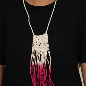 Surfin' The Net - Pink Necklace (OS) - B:A1
