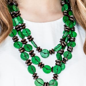 Key West Walkabout - Green Necklace (OS) - B:A1