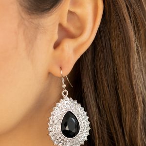 Exquisitely Explosive - Black Earring (OS) - B:A4