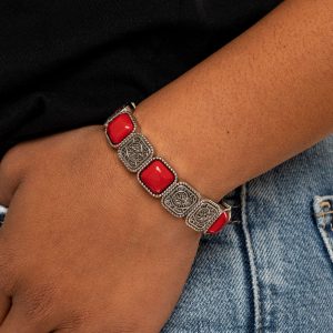 Trendy Tease - Red Bracelet (OS) - B:A2