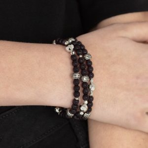 Here to STAYCATION - Black Bracelet (OS) - B:A2