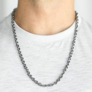 Lightweight Division - Black Necklace (OS)