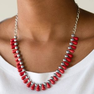 Extinct Species - Red Necklace (OS) - B:A1