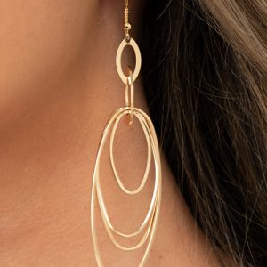 ​OVAL The Moon - Gold Earring (OS) - B:A4